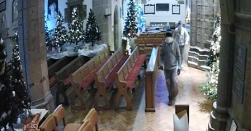 Our stolen MS Collection Boxes at Town Church